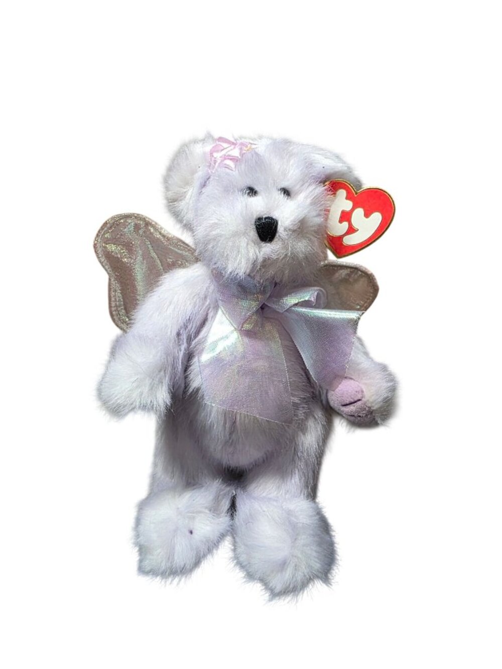 Cassia the Angel Bear Ty Beanie Babies Attic Treasures Plush